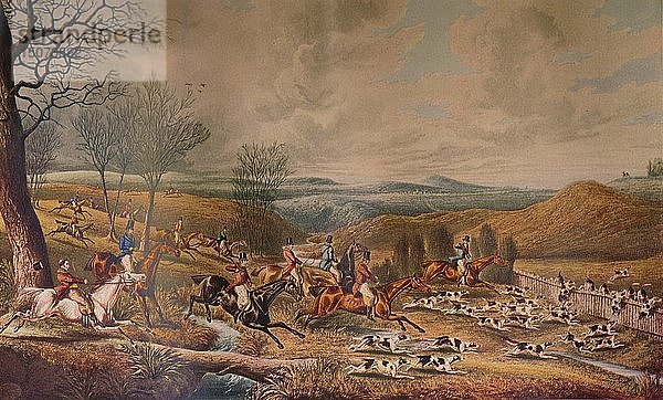 Die Jagd auf den Roebuck   1834  (1936). Schöpfer: Henry Thomas Alken  Richard Gibson Reeve.