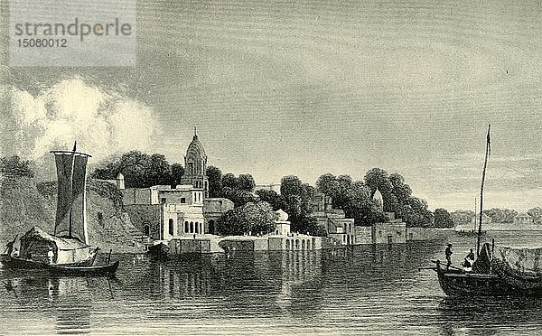Cawnpore - Geburtsort von Lord Roberts   1820er Jahre  (1901). Schöpfer: Unbekannt.