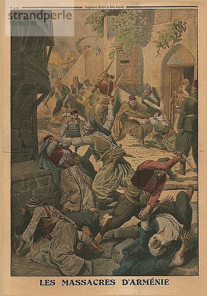 Die armenischen Massaker  1915. Schöpfer: Unbekannt.