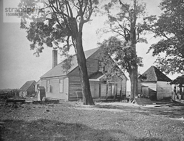 Haus  in dem Stonewall Jackson starb  Richmond  Virginia   um 1897. Schöpfer: Unbekannt.