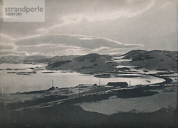 Ustevand  Bergenbanen   1914. Schöpfer: Unbekannt.