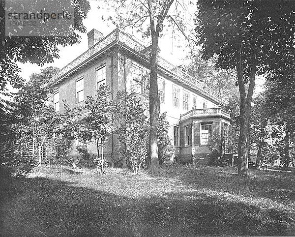 Schuyler Mansion  Albany  Staat New York  USA  um 1900. Schöpfer: Unbekannt.