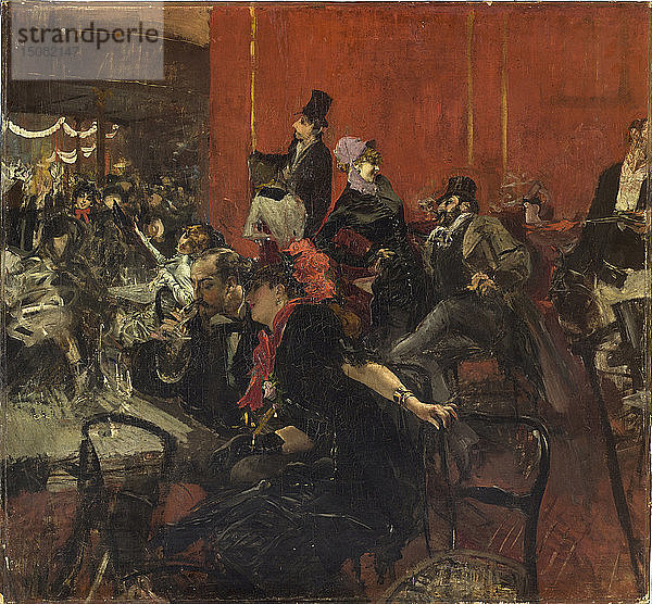 Festtagsszene  um 1889. Künstler: Boldini  Giovanni (1842-1931)
