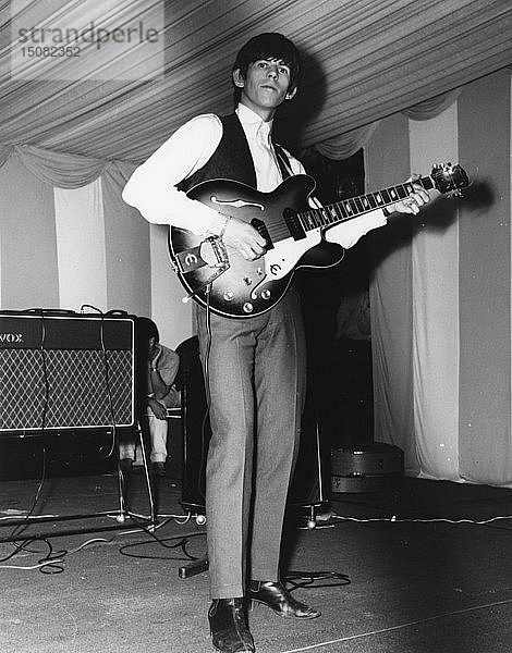Rolling Stones - Keith Richards  Viertes Nationales Jazz- und Bluesfestival  Richmond  London  1964. Schöpfer: Brian Foskett.