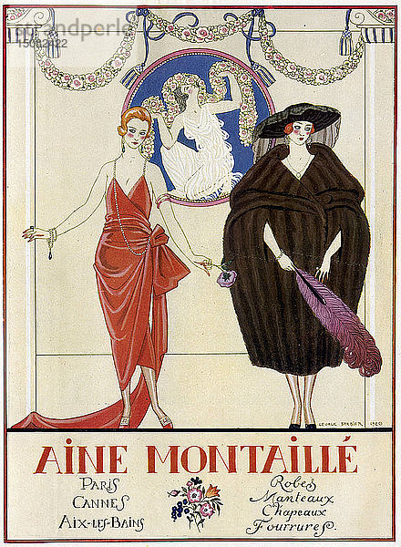 Aine-Montaillé  1920. Schöpfer: Barbier  George (1882-1932).
