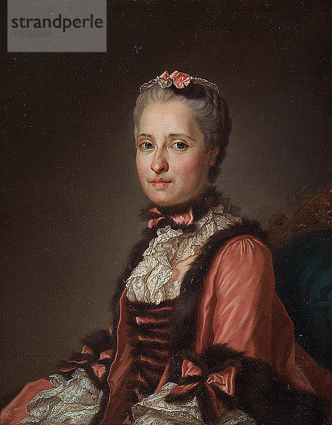Porträt der Prinzessin Maria Josepha von Sachsen (1731-1767)  1775. Schöpfer: Roslin  Alexander (1718-1793).