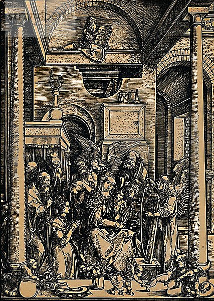 Die Verehrung der Maria   1504. Schöpfer: Albrecht Dürer.