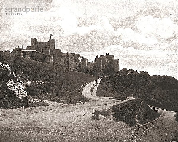 Schloss Dover  Kent  1894. Schöpfer: Unbekannt.