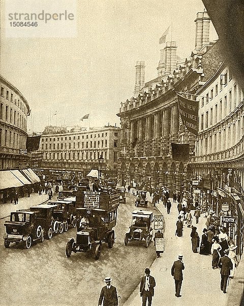Regent Street  London  1912  (1935). Schöpfer: Unbekannt.