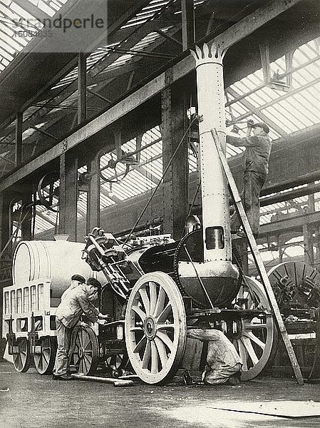 Bau der Rakete - im Jahr 1935   1935. Schöpfer: Unbekannt.