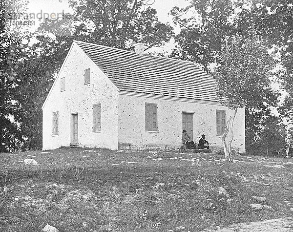 Alte Dunkards-Kirche  Antietam  Maryland  USA  um 1900. Schöpfer: Unbekannt.