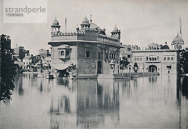 Der Goldene Tempel  Amritsar   1936. Schöpfer: Unbekannt.