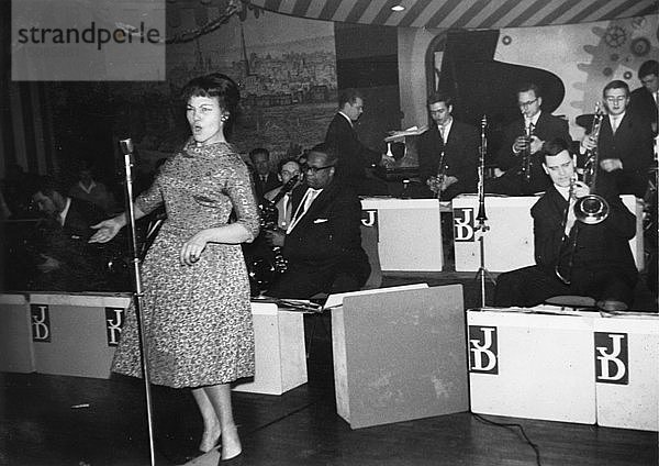 Cleo Lane  Johnny Dankworth Band  Sunday Sessions  Marquee Club  1960. Schöpfer: Brian Foskett.