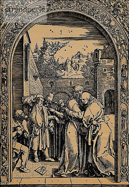Joachim und Anna   1504. Schöpfer: Albrecht Dürer.