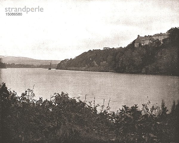 Schloss Dromana  Grafschaft Waterford  Irland  1894. Schöpfer: Unbekannt.