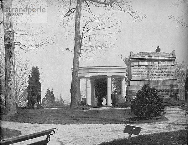 Arlington National Cemetery  Washington  D.C.   um 1897. Schöpfer: Unbekannt.
