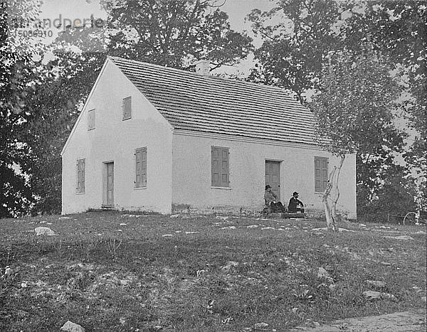 Alte Dunkardskirche  Antietam  Maryland  um 1897. Schöpfer: Unbekannt.