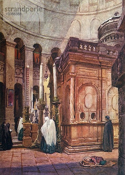 Die Rotunde und die Kapelle des Heiligen Grabes   1902. Schöpfer: John Fulleylove.