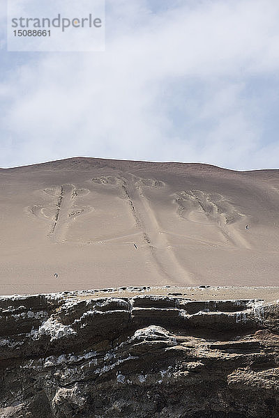 Kandelaber  Paracas  Peru  2015. Schöpfer: Luis Rosendo.