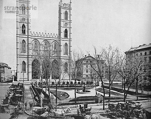 Place d'Armes  Montreal  Kanada   um 1897. Schöpfer: Unbekannt.