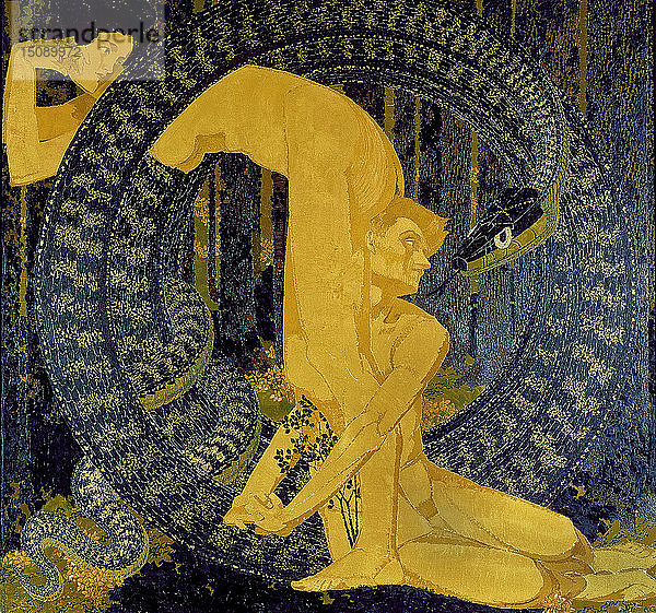 Adam und Eva. Künstler: Giacometti  Augusto (1877-1947)