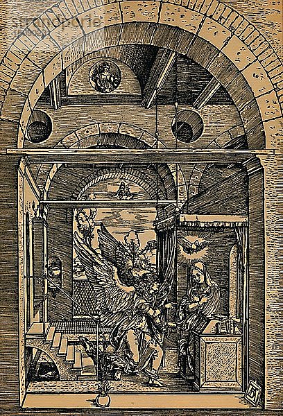 Maria Verkündigung   um 1503. Schöpfer: Albrecht Dürer.