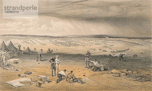 Lager der 3. Division  9. Juli 1855 . Schöpfer: Day & Sohn.