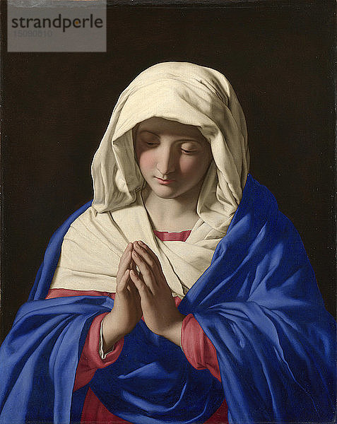 Die Jungfrau im Gebet  1640er Jahre. Schöpfer: Sassoferrato (1609-1685).
