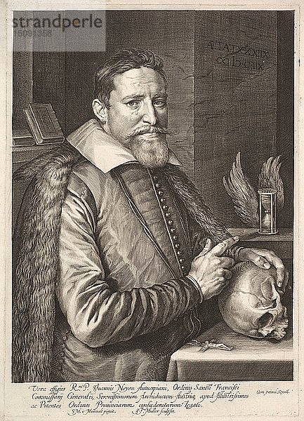 Porträt von Johannes Neyen  General des Ordens der Franziskaner  Botschafter in Trier  1608. Schöpfer: Unbekannt.