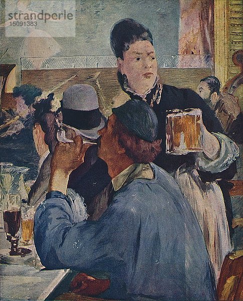 La Serveuse De Bocks (Die Kellnerin)  1879  (1937). Schöpfer: Edouard Manet.