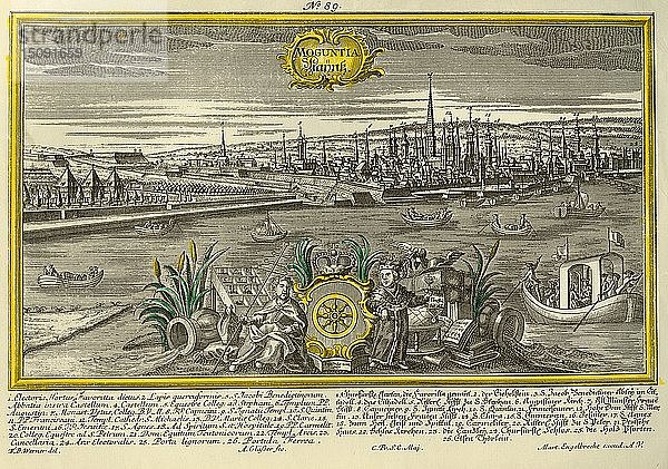 Mainz  um 1740. Schöpfer: A Gläßer.