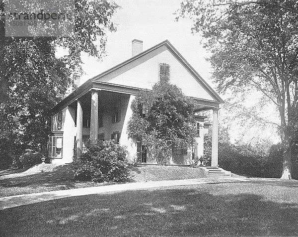 Haus von Whittier  Danvers  Massachusetts  USA  um 1900. Schöpfer: Unbekannt.