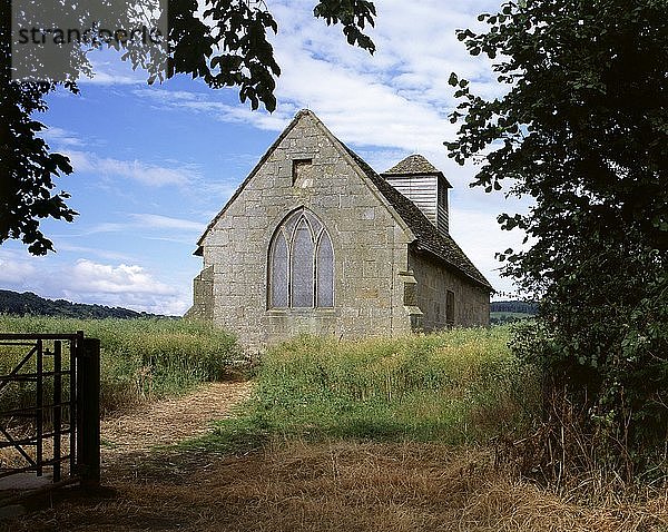Langley Chapel  in der Nähe von Acton Burnell  Shropshire  2010. Schöpfer: Historic England Mitarbeiter Fotograf.