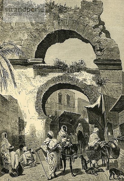 Stadttor in Tunis   1881. Schöpfer: Unbekannt.