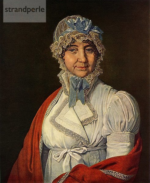 Porträt von Nadeschda Iwanowna Dubowizka  1809  (1965). Schöpfer: Wladimir Borowikowski.