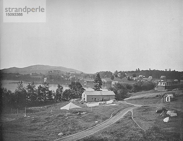 Lake Placid  Adirondacks  New York   um 1897. Schöpfer: Unbekannt.