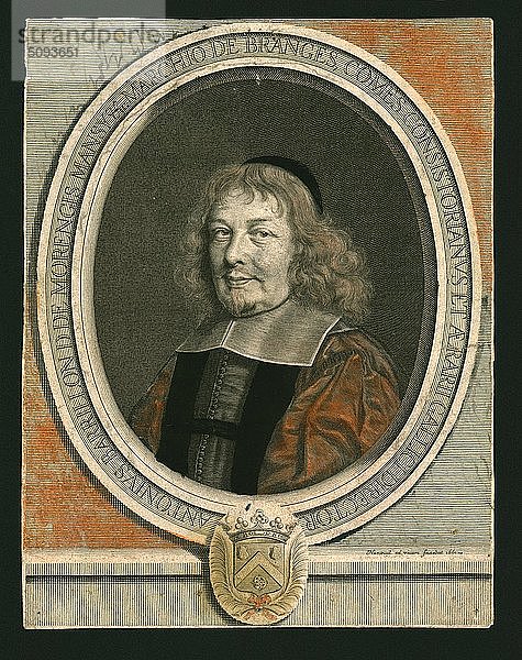 Antoine Barrillon de Morangis  um 1661. Schöpfer: Robert Nanteuil.