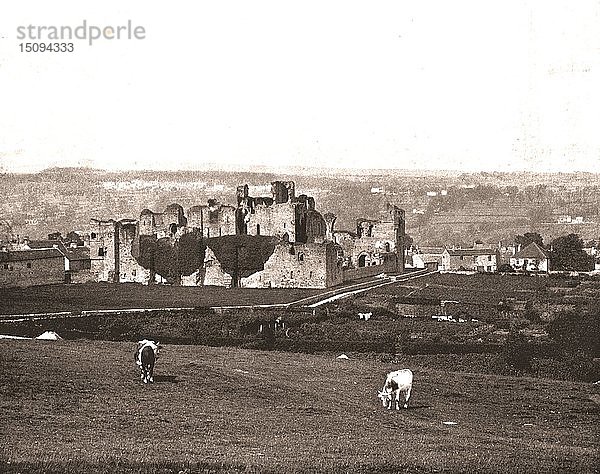 Schloss Middleham  Yorkshire  1894. Schöpfer: Unbekannt.