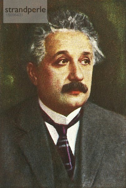 Professor Albert Einstein  um 1928. Schöpfer: Unbekannt.