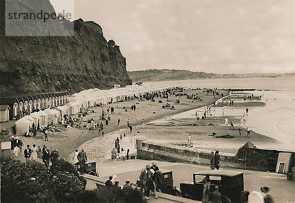 Small Hope Beach  Shanklin  I.W.   um 1920. Schöpfer: Unbekannt.