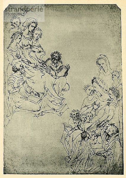 Allegorie der freien Künste: Logik und Grammatik   frühes 15. Jahrhundert  (1943). Schöpfer: Stefano da Verona.