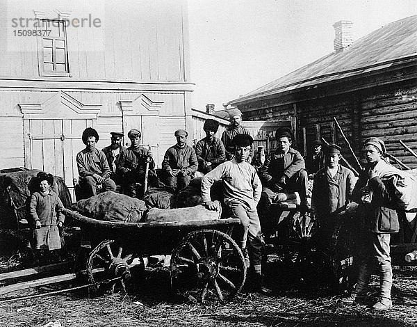 Die Lebensmittelbrigade (Prodotryad) in Samara  1920.