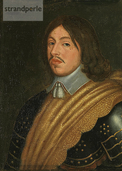 Porträt von König Karl X. Gustav von Schweden (1622-1660)  ca. 1650-1660. Schöpfer: Beck  David (1621-1656).