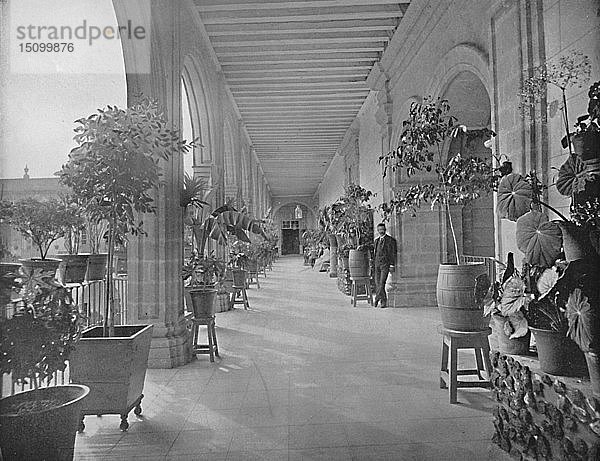 Galerie der Schule von LA Paz (Vizeainas)  Stadt Mexiko   um 1897. Schöpfer: Unbekannt.