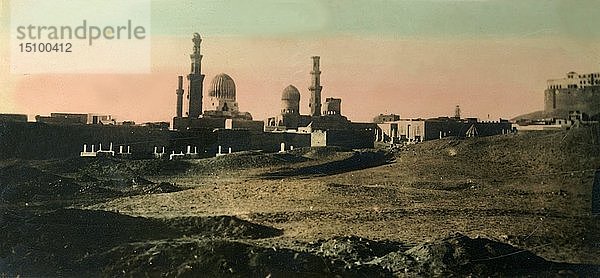 Kairo: Die Gräber der Mamelucken   ca. 1918-c1939. Schöpfer: Unbekannt.