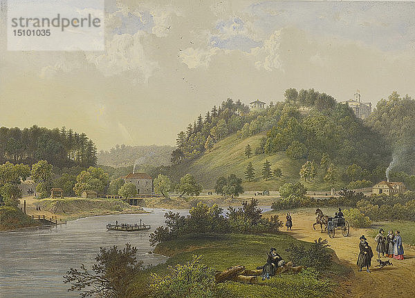 Park Verkiai (Werki) bei Vilnius  1847.