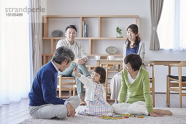 japanische Familie