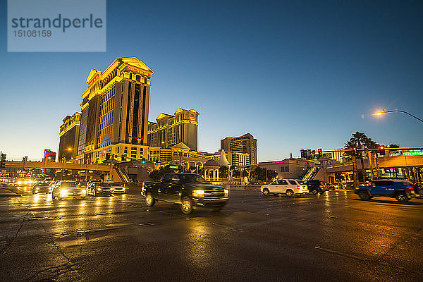 USA  Nevada  Las Vegas  Blick über den Strip
