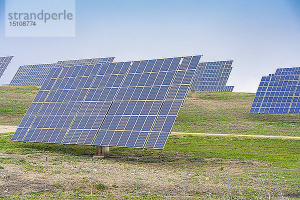 Spanien  Andalusien  Solarenergiezellen