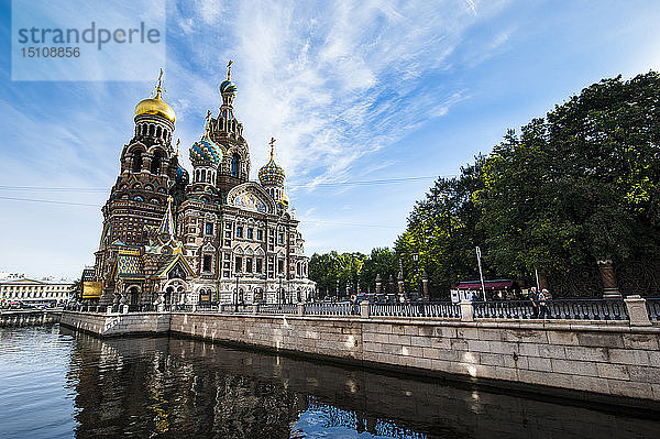 Kirche des Erlösers auf Blut  St. Petersburg  Russland